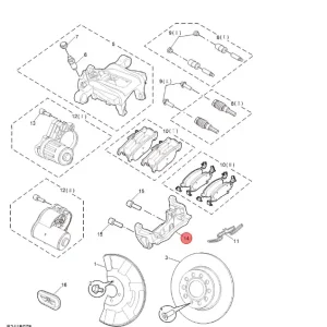 Cena promocyjna Jarzmo zacisku tył MG3 2024 hybryda
