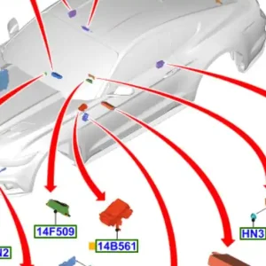Jednostka sterująca drzwi prawych FOrd Mustang 2015 2023 - wyprzedaż Taniej