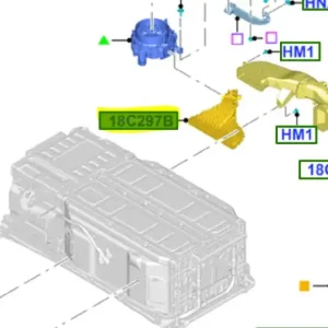 Taniej Kanał wlot powietrza Ford Cmax 2015 2018 - wyprzedaż
