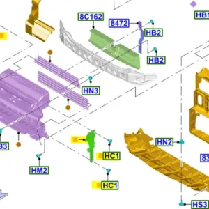 Oferta Kierownica lewa powietrza kuga 20122020