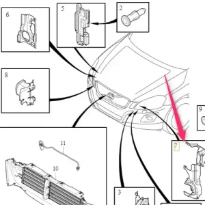 Kierownica lewa powietrza XC60 Volvo Szybka dostawa
