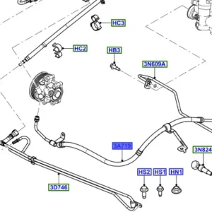 Do wyczerpania zapasów Przewód układu wspomagania 20012012