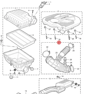 Rabat Przewód wąż dolotowy powietrza MG3 2024 hybryda