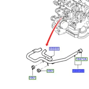 Kup teraz Przewód wąż nagrzewnicy focus MK1 FORD - wyprzedaż