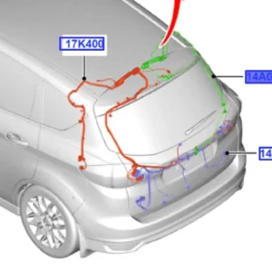 Dostępne od ręki Przewód wiązka kamery cofania Ford Cmax 2015 2019 - wyprzedaż