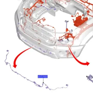 Do wyczerpania zapasów Przewód wiązka światła przeciwmgielnego Przód Ford Ranger TKE 2011 - wyprzedaż