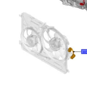 Do wyczerpania zapasów Przewód wiązka wentylatora Ford Focus MK2 - wyprzedaż