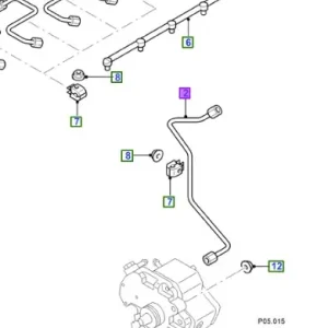 Oferta czasowa Przewód wtrysku paliwa ranger et 2006-2009