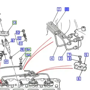 Zamów teraz Przewód wysokiego ciśnienia 1 transit 19852000