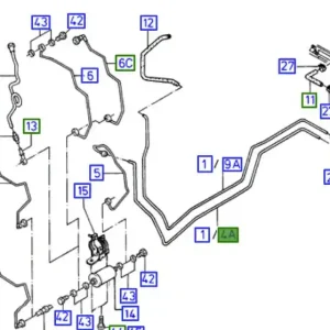 Przewód zasilający paliwem fiesta 8996 FORD - wyprzedaż Zniżka