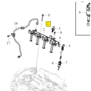 Przewód zasilający wtryskiwacze XC60 XC90 V60 EX40 S60 V60 Najlepsza cena