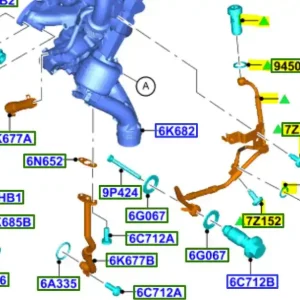 Oferta Przewód zasilanie olejem FOrd Mondeo MK5 - wyprzedaż