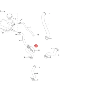 Oferta Przewód zbiorniczka wyrównawczego mg zs I clasic