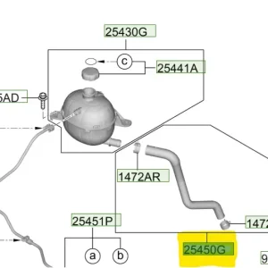 Przewód zbiornika chłodnicy Hyundai Tucson Popularny