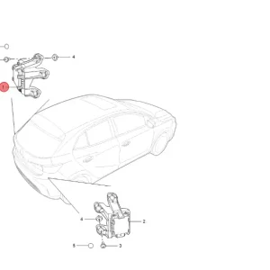 Najlepsza cena Radar czujnik martwego pola lewy MG3 2024