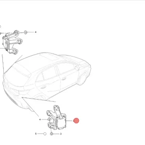Radar czujnik martwego pola prawy MG3 2024 Ostatnia szansa