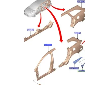 Tylko dziś Rama drzwi lewa strona FORD
