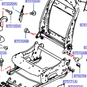 Rama siedziska fotel X-TRAIL 2014 2022. - wyprzedaż Super okazja