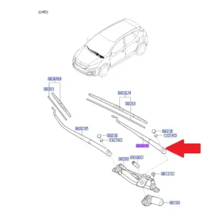 Ramie wycieraczki kierowcy Cena promocyjna