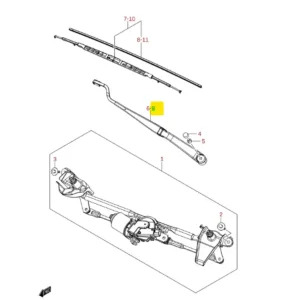 Ramię wycieraczki Suzuki Swift - wyprzedaż Bezpieczna płatność