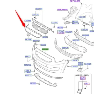 Oferta limitowana Ramka atrapy głodnicy grilla 2009 2011