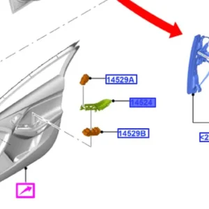 Ramka przełączników drzwi przednich lewych Ford FOcus MK3 - wyprzedaż Promocja