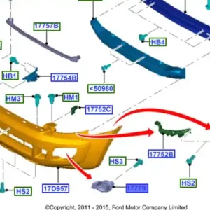 Obniżka ceny Ramka reflektora przeciwmgielnego prawego ranger tke 2011