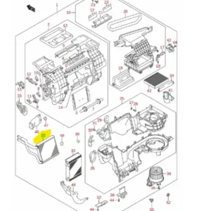 Rdzeń nagrzewnicy Suzuki Baleno - wyprzedaż Hit cenowy