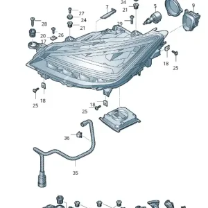 Reflektor lampa lewy przód Tylko do końca tygodnia