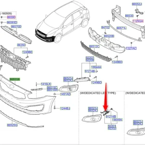 Promocja Reflektor p-mgielny lewy przód 2015 2018