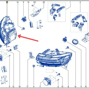 Reflektor prawy przedni DACIA DUSTER III, BIGSTER Kup online