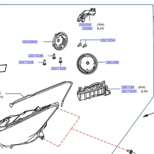 Reflektor prawy przód / 20152019 Oferta limitowana