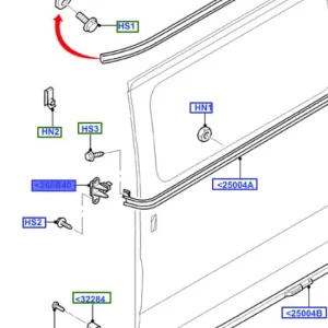 Rolka drzwi przesuwnych prawych transit TT9 2006 2014 FORD - wyprzedaż Bezpieczna płatność