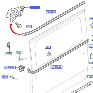 Rolka górna drzwi przesuwnych transit 2000 2014 FORD Ograniczona ilość