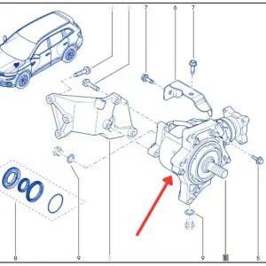 Rozdzielacz / reduktor układu napędowego RENAULT KOLEOS II - automat Zniżka