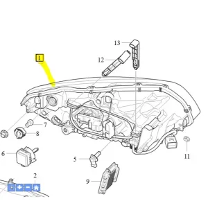 Reflektor prawy przód Volvo XC60 2017 Oferta limitowana