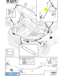 Resor siłownik gazowy pokrywy silnika maski XC60 Wysoka jakość