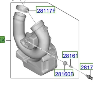 Rezonator powietrza Kia ProCeed 20-25 Tani