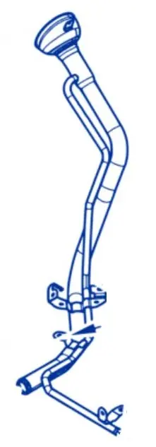 Rura / wlew paliwa diesel 1.6 2.0 dCi RENAULT KOLEOS II 2 2016 - 2022 r. OE Szybka dostawa