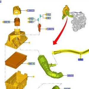 Cena promocyjna Rura filtra powietrza Ford Transit 2014 - wyprzedaż