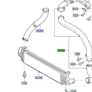 Promocja Rura przewód intercoolera MK2 MK3