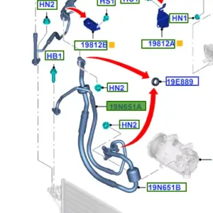 Rura przewód klimatyzacji focus MK3 Bezpieczna płatność
