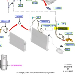 Kup online Rura przewód klimatyzacji Ford Focus CMax - wyprzedaż