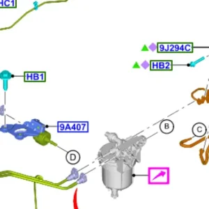 Rura przewód paliwowy Ford Transit 2014 - wyprzedaż Do wyczerpania zapasów