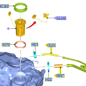 Dodaj do koszyka Rura przewód wlew paliwa Ford Focus MK4 - wyprzedaż