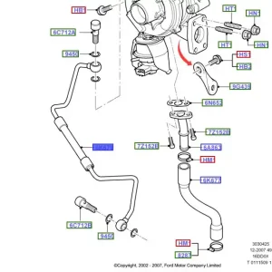 Rura przewód zasilanie olejem focus MK2 FORD - wyprzedaż Tylko dziś