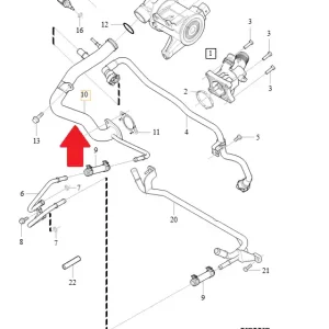 Łatwy zwrot Rura wlotowa przewód Volvo XC60 XC90 V90 CC