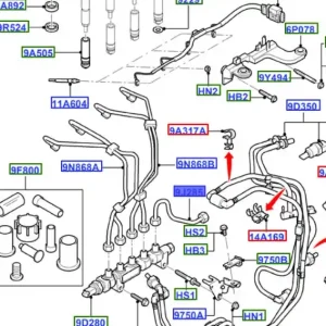 Ekspresowa dostawa Rura wtryskowa paliwa focus MK2 cmax
