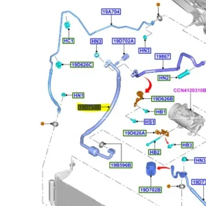 Hit cenowy Rurka klimatyzacji B-MAX fiesta connect FORD - wyprzedaż