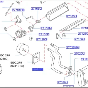 Rurka nagrzewnicy nissan micra K12 - wyprzedaż Hit cenowy